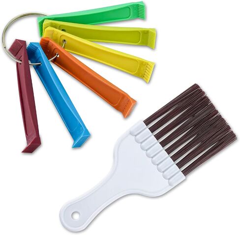 Cenipar 2PCS Air Conditioner Condenser Fin Comb Set Include FCR6 Fin Comb and Condenser Fin Comb Brush Repair Tool for Condenser Coil in Saudi Arabia