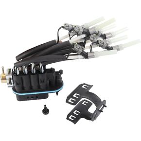 6 Cylinder Fuel Spider Injector With Bracket,Fuel Injector Kit Compatible with Chevy GMC Pickup 4.3L Replacement#FJ503 FJ10565 4G1887 19210688 12568332