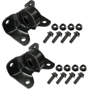 HECASA Torsion Bar Support Mount Kit Compatible with 1999-2006 Chevy Silverado GMC Sierra 1500 / 2500 / 1500 HD / 2500 HD Pickup Truck 4WD, Pair Cross Member Mounting Bushing Replace for 15153956