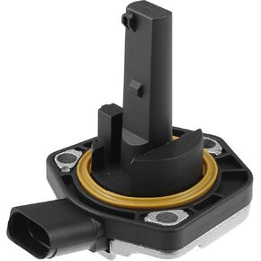 مستشعر مستوى زيت السيارة Motoforti، وحدة إرسال زيت المحرك، لسيارة Audi TT 1998-2010، بلاستيك معدني، 94860614000، لون أسود فضي، 3.66/''x3.27/''x2.64/'' in Kuwait