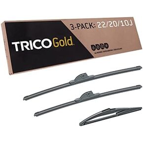 TRICO Gold™ (18-2119) 21 & 19 Inch Pack of 2 Automotive Replacement Windshield Wiper Blades for My Car Premium All Weather Beam Blade for Select Vehicle Models in Kuwait