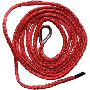 QIQU 1/4"*10ft ATV حبل رفع المحراث، حبل رفع محراث الثلج، حبل صناعي، ملحقات محراث الثلج (برتقالي) in Kuwait