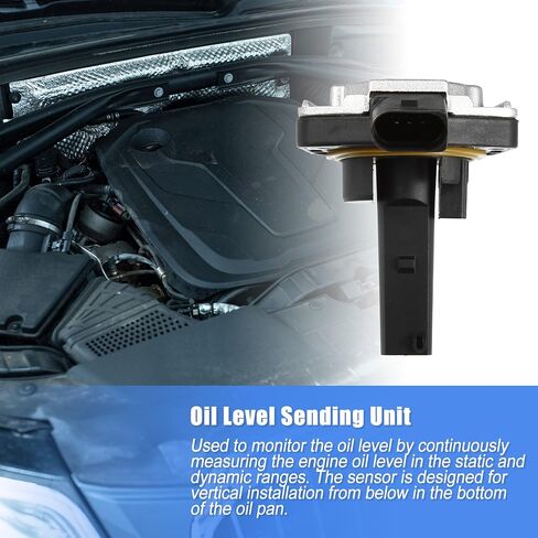 X AUTOHAUX Oil Level Sensor Fit for Audi A3 2010-2013 for Audi A3 Quattro 2006-2009 1J0907660C Black in Saudi Arabia