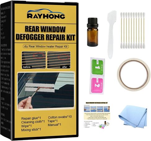 Car Defroster Repair Kit, Rear Window Defogger, Grid Lines Repair Kit Scratched Defroster Window Repair Kit Broken Grid Lines Kit Car Repair Tool in Saudi Arabia