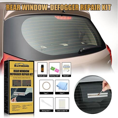 Car Defroster Repair Kit, Rear Window Defogger, Grid Lines Repair Kit Scratched Defroster Window Repair Kit Broken Grid Lines Kit Car Repair Tool in Saudi Arabia