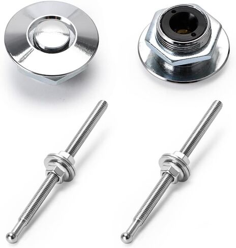 PTNHZ RACING 2pcs 1.25 "عالمي JDM نمط سريع مزلاج الوفير الإفراج السحابة زر ضغط البليت هود دبوس قفل كليب عدة دبابيس سريعة للسيارات السيارات الوفير هود لوحة الترخيص (الأحمر) in Kuwait