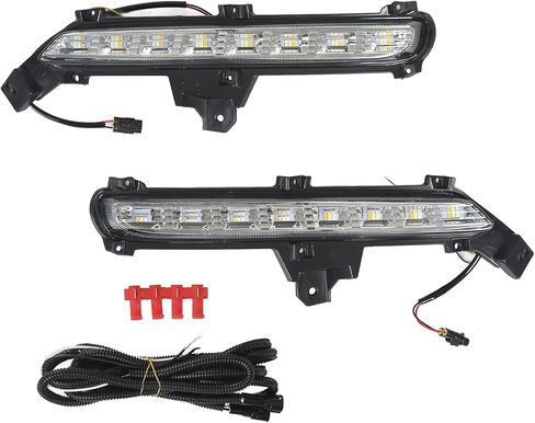 2PCS LED Daytime Running Light, Left Right Sequential 3 Lighting Color DRL Light Replacement for KIA K2 2014?2016 in Saudi Arabia