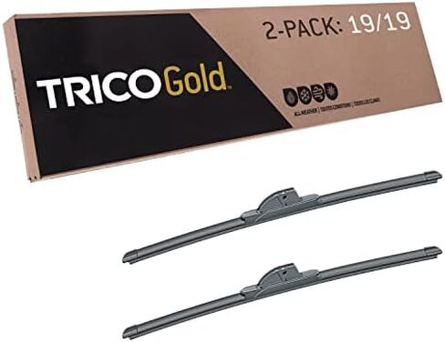 TRICO Gold™ (18-2119) 21 & 19 Inch Pack of 2 Automotive Replacement Windshield Wiper Blades for My Car Premium All Weather Beam Blade for Select Vehicle Models in Saudi Arabia