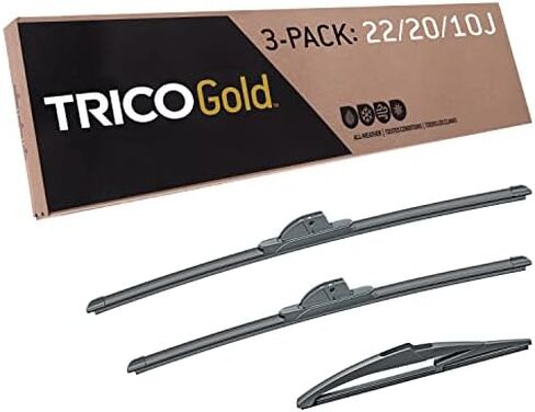 TRICO Gold™ (18-2119) 21 & 19 Inch Pack of 2 Automotive Replacement Windshield Wiper Blades for My Car Premium All Weather Beam Blade for Select Vehicle Models in Kuwait