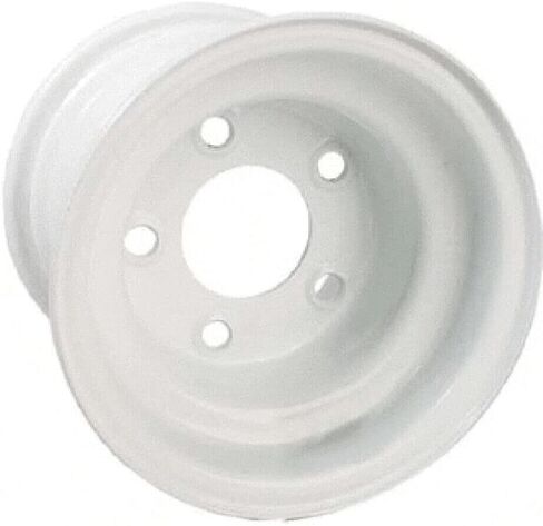 عجلة عربة الجولف من الفولاذ الأبيض GTW | 8x3.75 | توسيط | نمط العروة ذو 5 فتحات in Kuwait