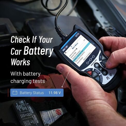 اينوفا 5210 - ماسح رموز تشخيص OBD2 - قراءة/مسح رموز ABS وعرض البيانات المباشرة واختبار نظام شحن البطارية/البطارية in Saudi Arabia
