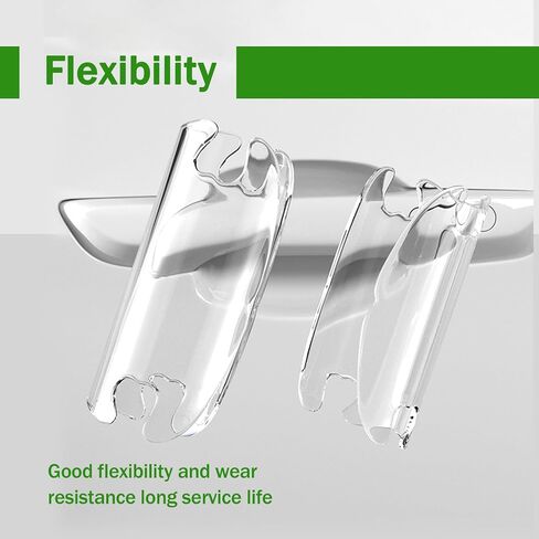 4Pcs 3D Transparent Car Door Bowl Scratch Protector, Universal Bowl Side Paint Protection Stickers, Waterproof Anti-Scratch Paint Invisible Protection Film for Most Models. in Saudi Arabia