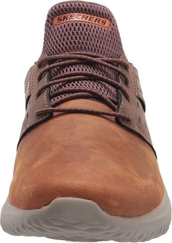 Skechers USA Men's Delson 3.0-Ezra Leather Bungee Lace Slip on Sneaker in Kuwait