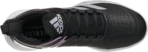 adidas Women's Adizero Ubersonic 4 Clay Tennis Shoe, Core Black/Silver Metallic/Cloud White (US Size 5.5) in Kuwait
