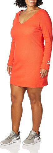 PUMA Women's Classics Ribbed Bodycon Dress in Saudi Arabia