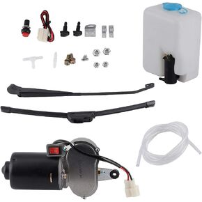 Windshield Wiper Kit Electric Windshield Wiper Assembly Kit Windshield Wiper Arm Water Spout Pot Hose for UTV ATV in Kuwait