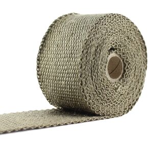 Exhaust Pipe Wrap, Heat Shield Tape in: Fiberglass, Basalt (Titanium), Vermiculite or Foil Faced. in Kuwait