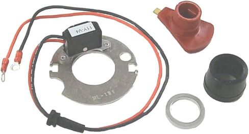 Sierra International Sierra 18-5296-2 Electronic Conversion Kit for Mallory YL & YD 8 Cylinder Distributors , white in Kuwait