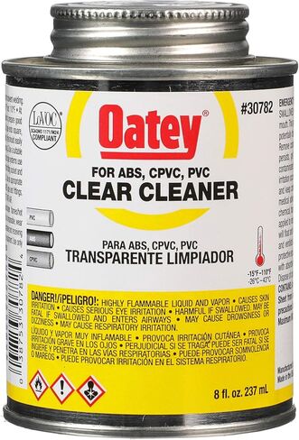 Oatey 30782 Clear Cleaner, 8-Ounce in Kuwait