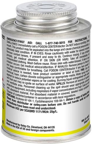 Oatey 30782 Clear Cleaner, 8-Ounce in Kuwait