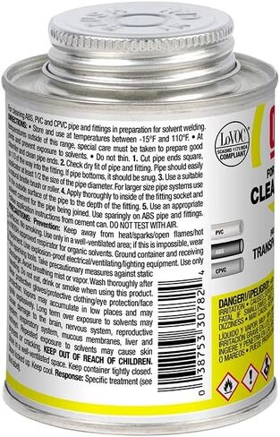 Oatey 30782 Clear Cleaner, 8-Ounce in Kuwait