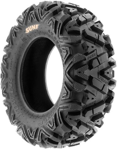 Set of 4 SunF Power.I ATV UTV all-terrain Tires 25x8-12 Front & 25x10-12 Rear, 6 PR, Tubeless A033 in Kuwait