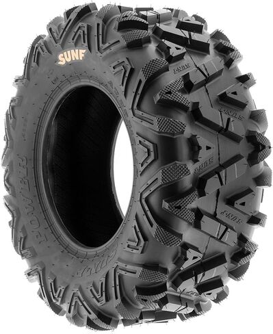 Set of 4 SunF Power.I ATV UTV all-terrain Tires 25x8-12 Front & 25x10-12 Rear, 6 PR, Tubeless A033 in Kuwait