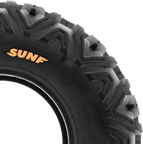 Set of 4 SunF Power.I ATV UTV all-terrain Tires 25x8-12 Front & 25x10-12 Rear, 6 PR, Tubeless A033 in Kuwait