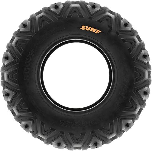 Set of 4 SunF Power.I ATV UTV all-terrain Tires 25x8-12 Front & 25x10-12 Rear, 6 PR, Tubeless A033 in Kuwait