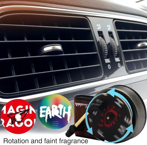 3 قطع من موزع الروائح العلاجية مع مشبك تنفيس السيارة، معطر معطر معطر هواء السيارة ريترو آير فريش كليب معطر هواء مسجل للعطور in Kuwait