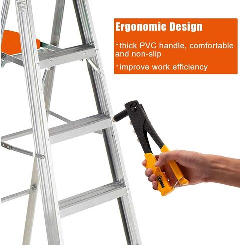 XINQIAO Pop Rivet Gun Kit مسامير برشام ممتازة مع مسامير متضمنة (M 200 برشام) in Kuwait