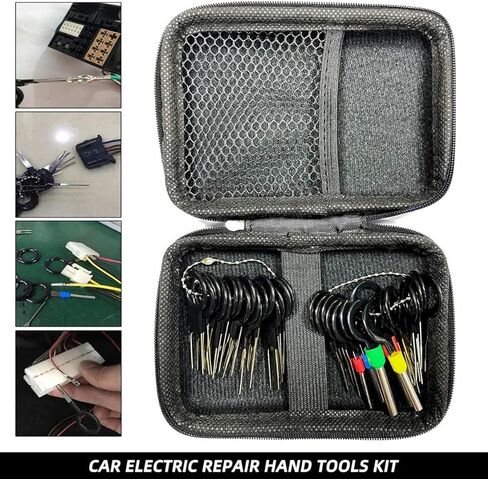 اي زد بي مجموعة ادوات ازالة الاطراف مكونة من 146 قطعة، مجموعة ادوات ازالة الاطراف الطرفية، مجموعة ادوات ازالة دبابيس الموصل الكهربائي للسيارات والاجهزة المنزلية مع شنطة واقية in Kuwait