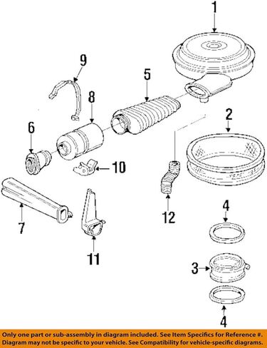 General Motors 25511809, Air Cleaner Mounting Gasket in Kuwait