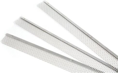 ALEKO RVS008 Stainless Steel RV Vent Screen for Bugs Birds Rodent Protection 1.3 x 27.5 Inches Lot of 3 in Kuwait