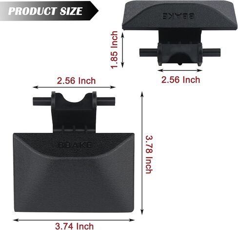 Parking Brake Release Handle (Brown) Compatible with 1998-2002 Dodge Ram 1500 2500 3500 Replaces RU38VK9AA in Saudi Arabia