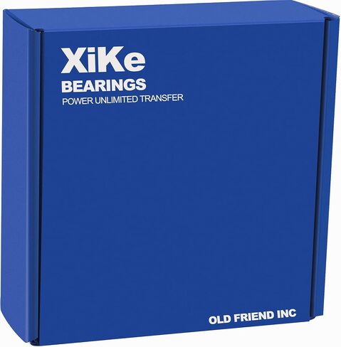 XiKe 1 Set Fits for 1'' Axles Trailer Wheel Hub Bearings Kit, L44643/L44610 and 12192TB Seal OD 1.980'', Dust Cover and Cotter Pin, Rotary Quiet High Speed and Durable. in Saudi Arabia