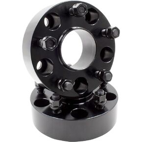 Wheel Accessories Parts 2 Pcs Hubcentric Wheel Spacers Adapters Adapter 5x5 5x127 1.50 Inch Thick M14x1.5 14x1.5 Thread Stud Fits Jeep Gladiator | 2011+ Grand Cherokee | 2018+ Wrangler