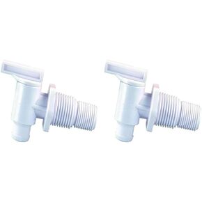 JR Products 03175 محبس تصريف مزدوج، أبيض in Kuwait