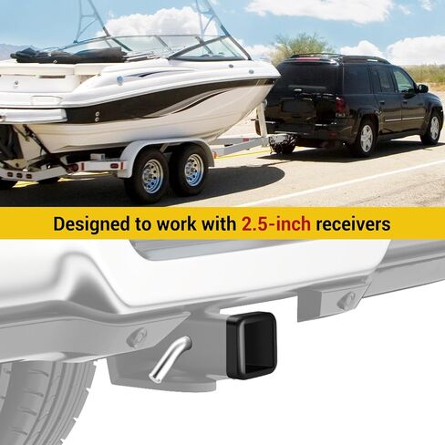 DACK 2.5 to 2 Inch Hitch Adapter, 2 1/2 to 2 Inch Hitch Receiver Adapter Trailer Hitch Adapter 2 1/2 Receiver Hitch, Hitch Reducer 2.5 to 2, with Hitch Pin and Clip in Kuwait