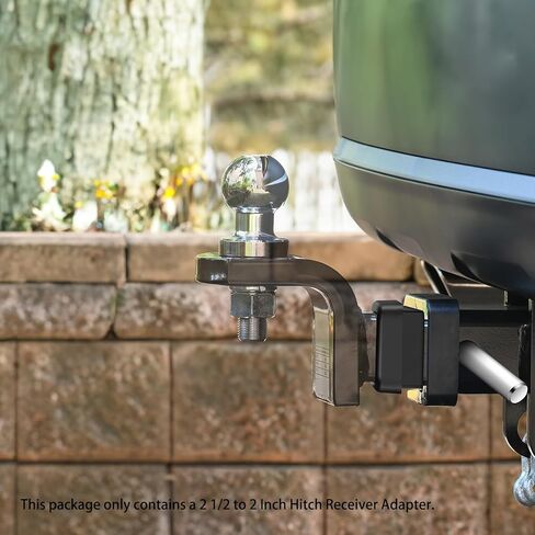 DACK 2.5 to 2 Inch Hitch Adapter, 2 1/2 to 2 Inch Hitch Receiver Adapter Trailer Hitch Adapter 2 1/2 Receiver Hitch, Hitch Reducer 2.5 to 2, with Hitch Pin and Clip in Kuwait