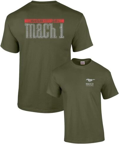 Ford Tee Shirt Mustang 50 Years Mach 1 Military in Kuwait