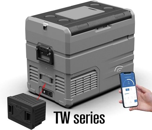CHANGE MOORE 173Wh Detachable Battery for 12 Volt Dual Zone Refrigerator, Specially equipped CRD/ED series dual-zone car refrigerator (Adapter not included in Saudi Arabia