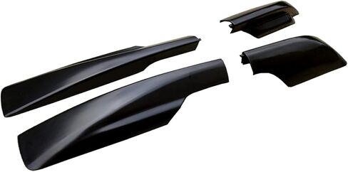 Roof Cargo Rack Rail End Cover Shell Cap Trim for 2003-2009 Toyota 4Runner 4WD N210, Black, 4pcs in Saudi Arabia