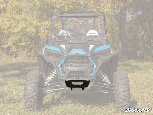 ونش SuperATV 4500 رطل Black Ops مع لوحة تثبيت ونش شديدة التحمل لعام 2019+ Polaris RZR XP Turbo/RZR XP4 Turbo | مجموعة RZR الكاملة للونش والونش جاهزة للتثبيت! | لا الحفر المطلوبة in Kuwait