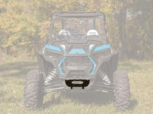 ونش SuperATV 4500 رطل Black Ops مع لوحة تثبيت ونش شديدة التحمل لعام 2019+ Polaris RZR XP Turbo/RZR XP4 Turbo | مجموعة RZR الكاملة للونش والونش جاهزة للتثبيت! | لا الحفر المطلوبة in Kuwait