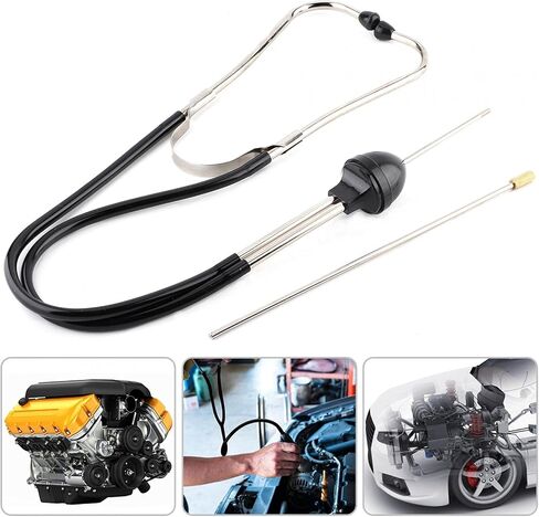 Auto Mechanics Cylinder Stethoscope Car Engine Hearing Tool Diagnostic Automotive Mechanic's Tool, Issue Detection Large Tester Mechanical Internal Detector Mechanic Sound Noise Listen in Saudi Arabia