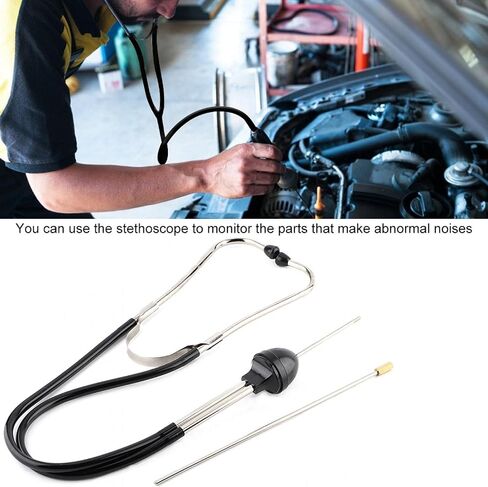 Auto Mechanics Cylinder Stethoscope Car Engine Hearing Tool Diagnostic Automotive Mechanic's Tool, Issue Detection Large Tester Mechanical Internal Detector Mechanic Sound Noise Listen in Saudi Arabia