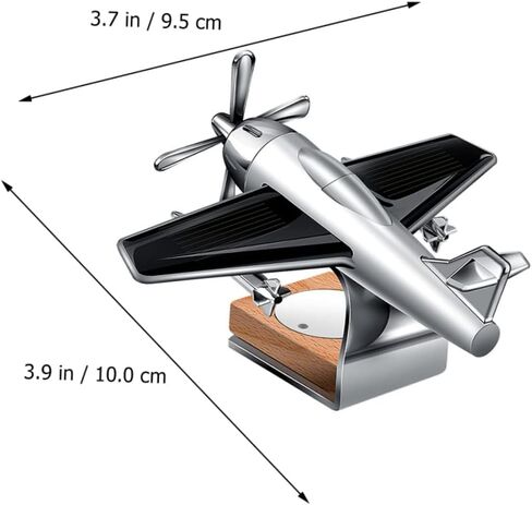 NOLITOY 2pcs Airplane Perfume Ornament Automatic Air Freshener Essential Oils Diffuser Desk Topper Solar Powered Helicopter Scents Diffuser Car Air Freshener Airplane Decor Dashboard Decor in Saudi Arabia