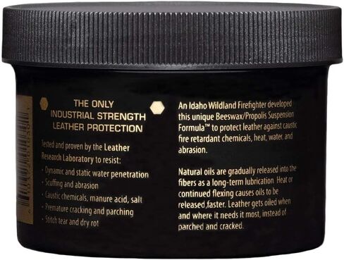 Obenauf's Heavy Duty LP Leather Preservative (4oz)- All Natural Beeswax Oil Conditioner- Rejuvenate Restore & Preserve Sunfaded or Cracked Boots Jackets Saddles Car Auto Upholstery Furniture- USA Made in Saudi Arabia