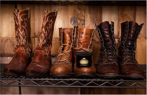 Obenauf's Heavy Duty LP Leather Preservative (4oz)- All Natural Beeswax Oil Conditioner- Rejuvenate Restore & Preserve Sunfaded or Cracked Boots Jackets Saddles Car Auto Upholstery Furniture- USA Made in Saudi Arabia